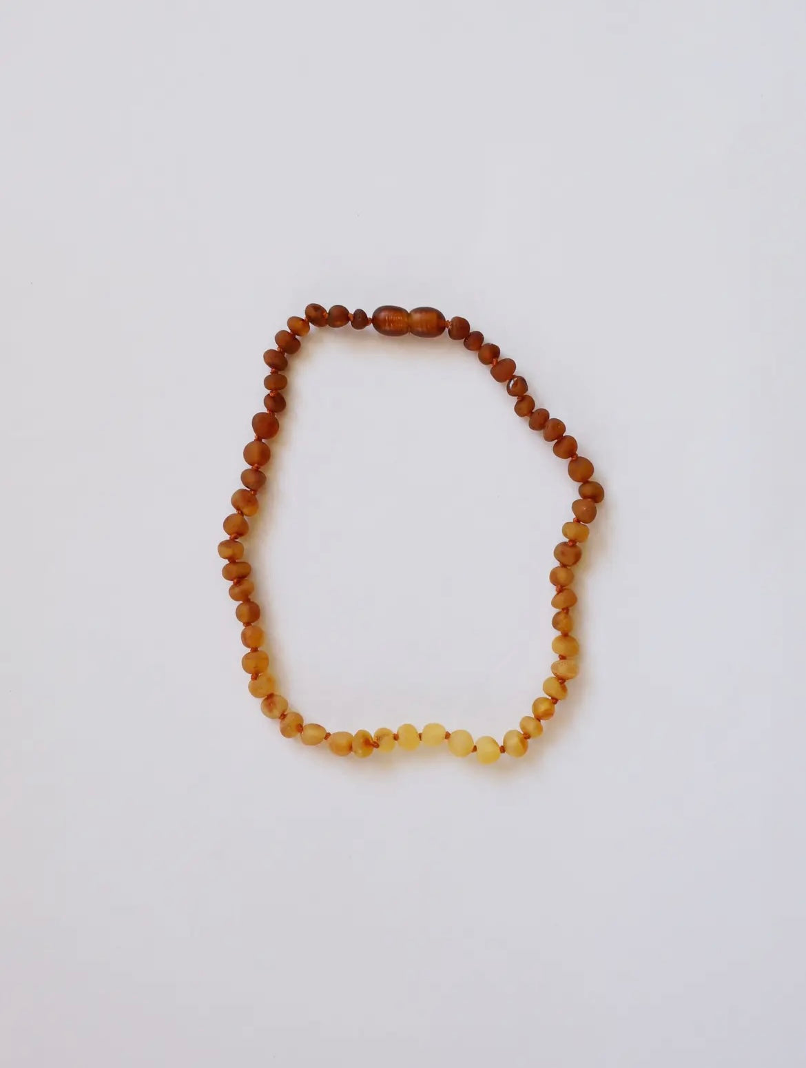 Raw Baltic Sea Amber Necklace - Cognac + Sunflower