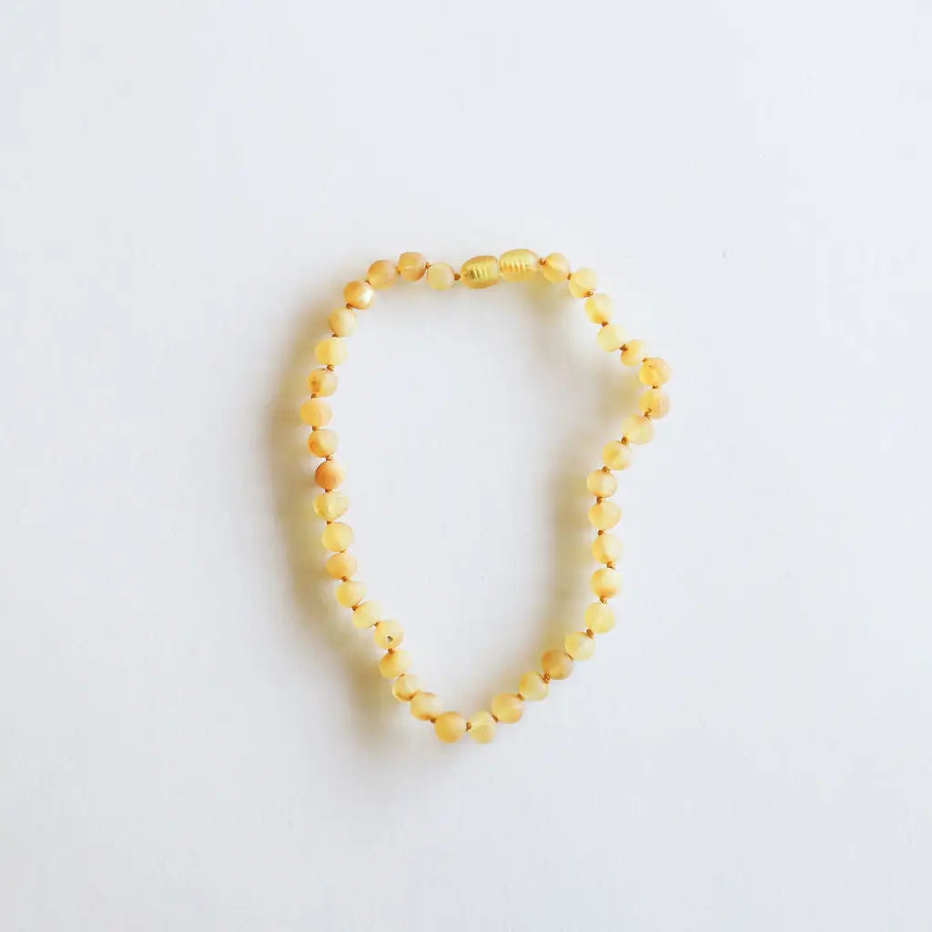 Baltic Sea Amber Necklace - Raw Honey